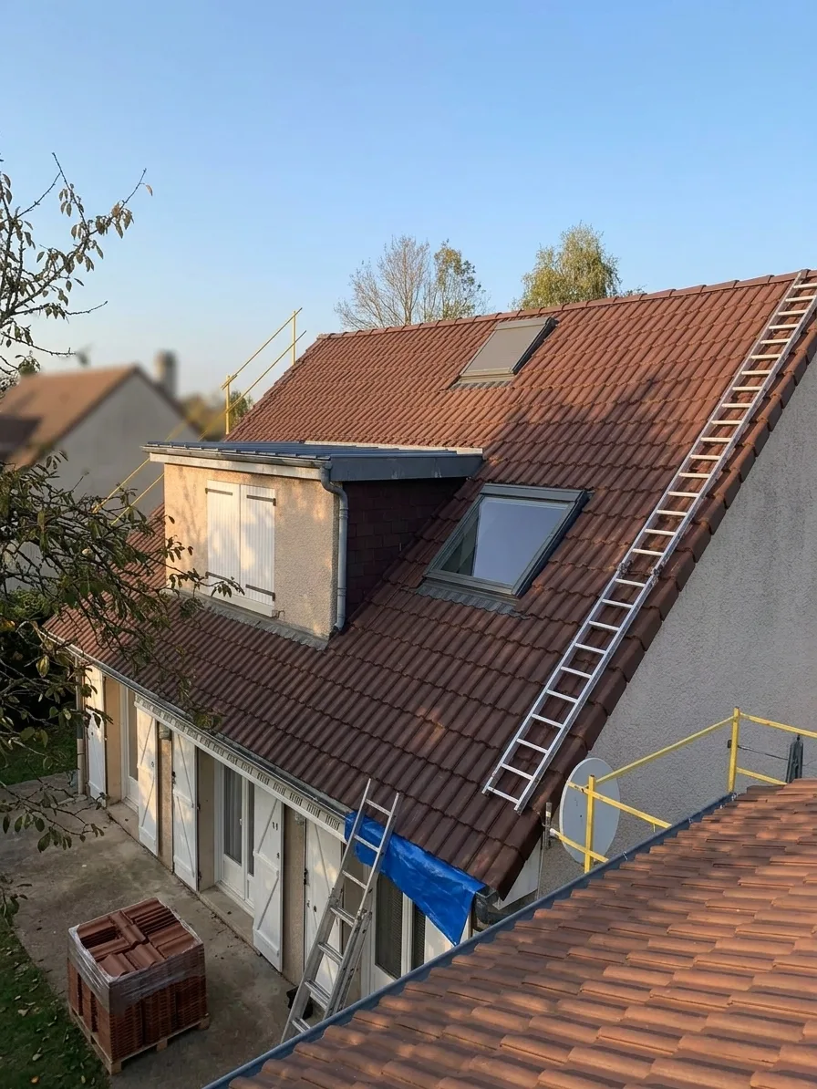 Démoussage de toiture à Roissy-en-Brie