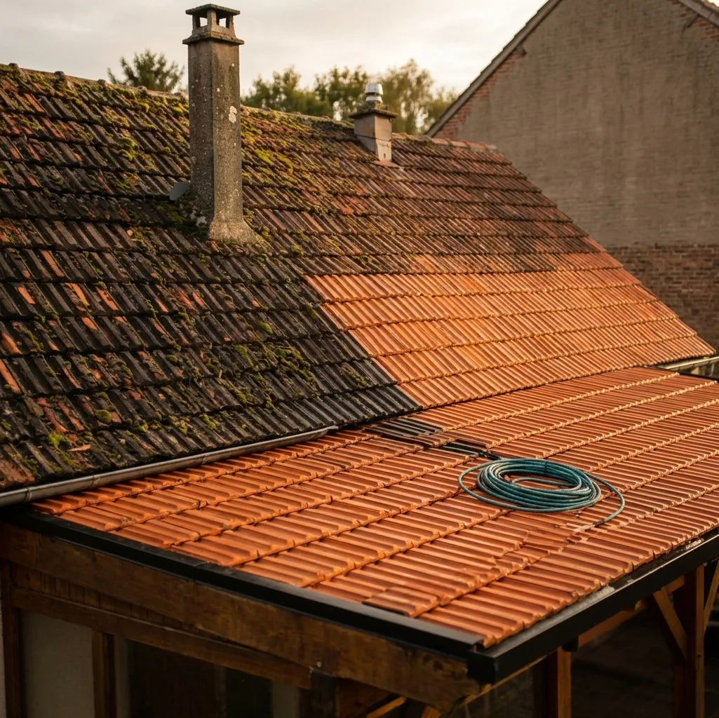 Démoussage de toiture à Roissy-en-Brie